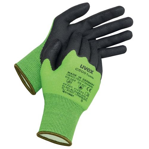 UVEX Schnittschutz-Handschuh C500 foam Gr. 11 Schaumbesch. lime/grau, 6049.4