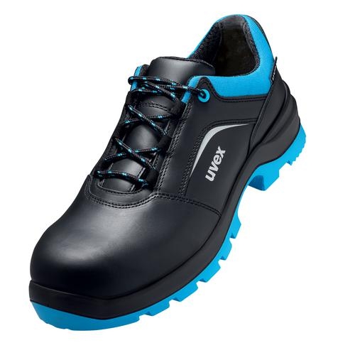 UVEX 2 xenova Sicherheits-Halbschuh Gr. 52 W12 S2 ESD SR schwarz/blau 9555.9