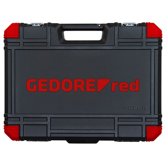 GEDORE RED Steckschl.Satz 1/4+3/8+1/2 172tlg, R45603172, 3300058