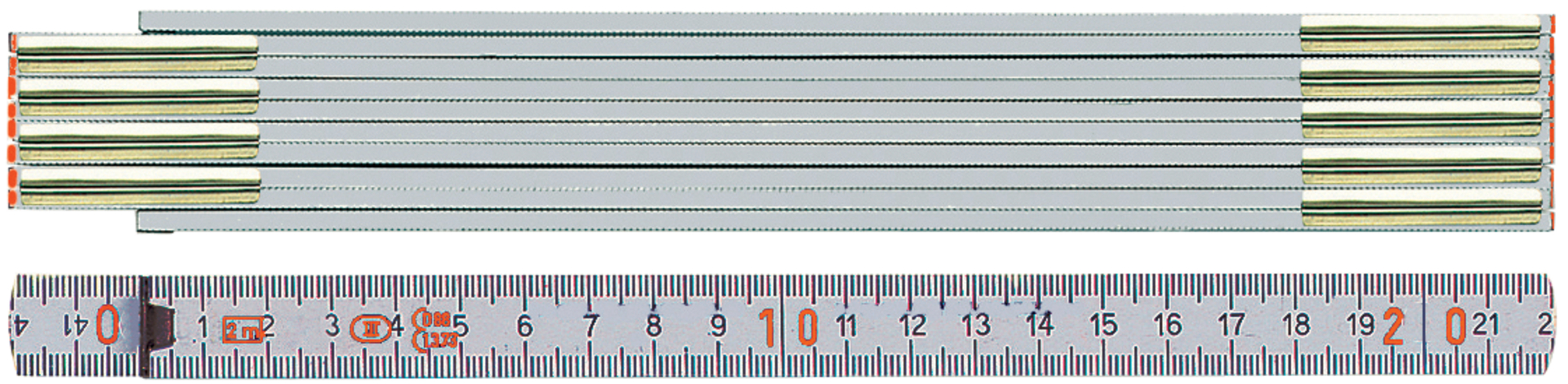 FORMAT Gliedermaßstab Buche 2m weiß