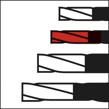 FORMAT Multifunktionswerkzeug VHM 20,0mm 120 Grad