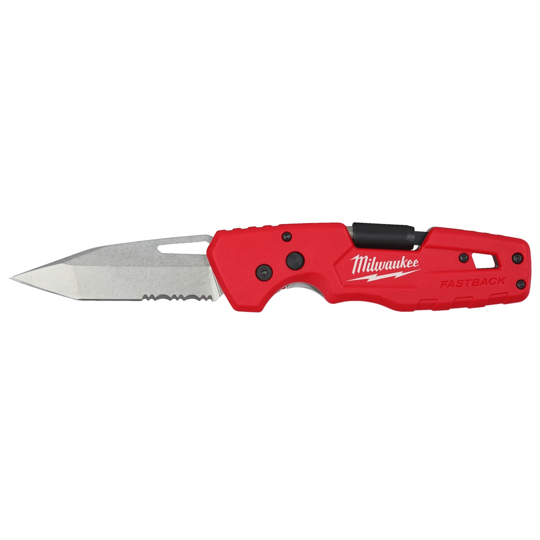 MILWAUKEE Fastback 5-in-1 Klappmesser mit integriertem 1/4" Hex-Bithalter