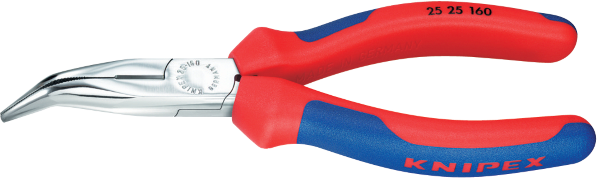 KNIPEX 26 25 200 Flachrundzange Schneide Mehrk. verchr. 200 mm