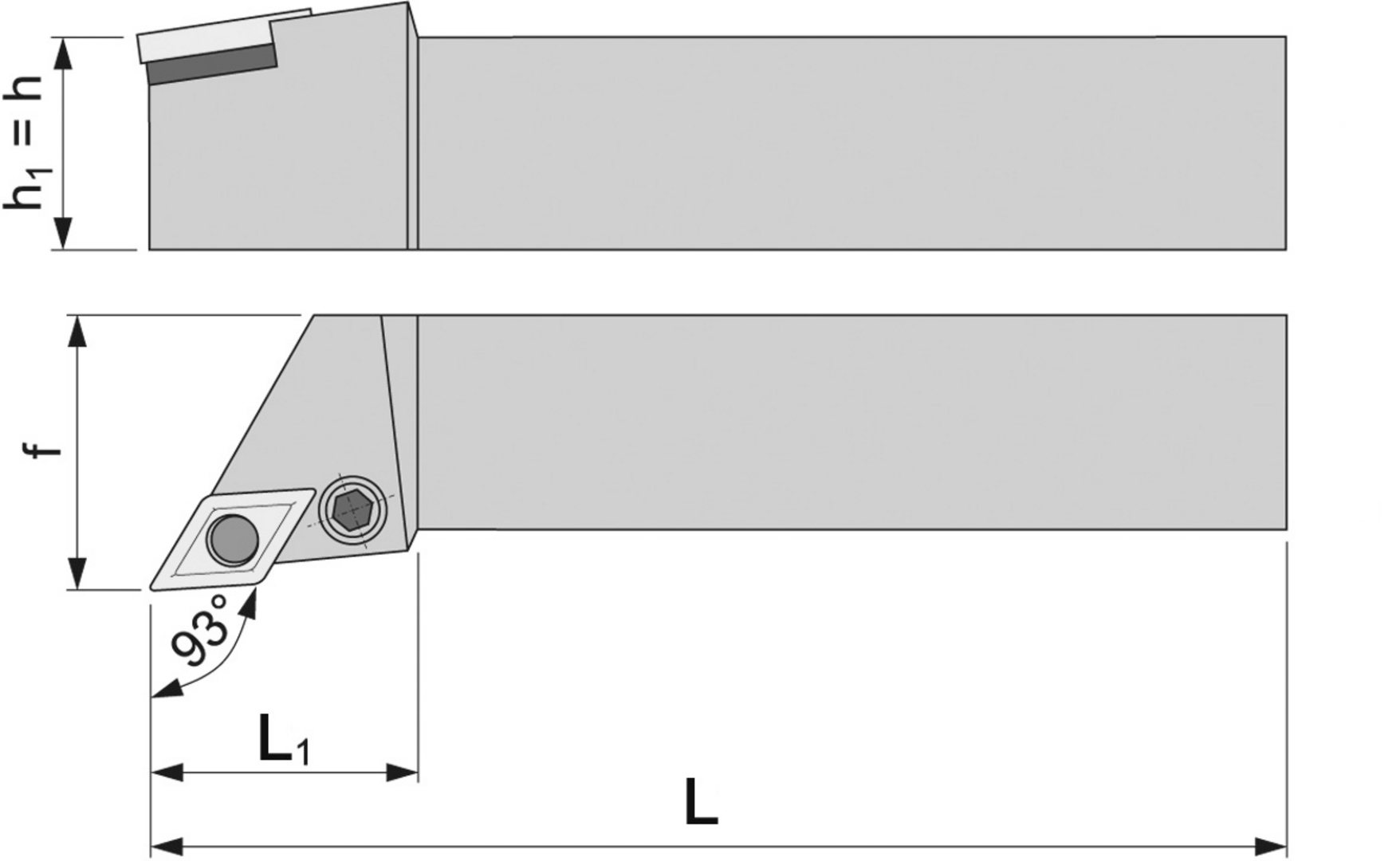 Klemmhalter 93 Grad PDJNR 1616 H 11