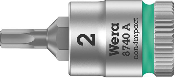 WERA Schraubendreher-Einsatz 1/4" 4 x 28mm i6-kant Haltefunktion