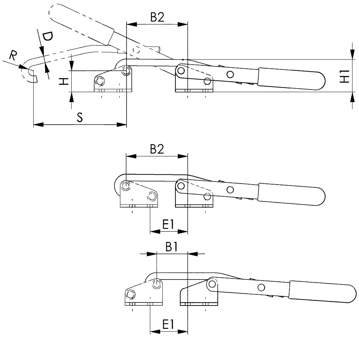 Verschlussspanner 6847 Gr. 1 AMF