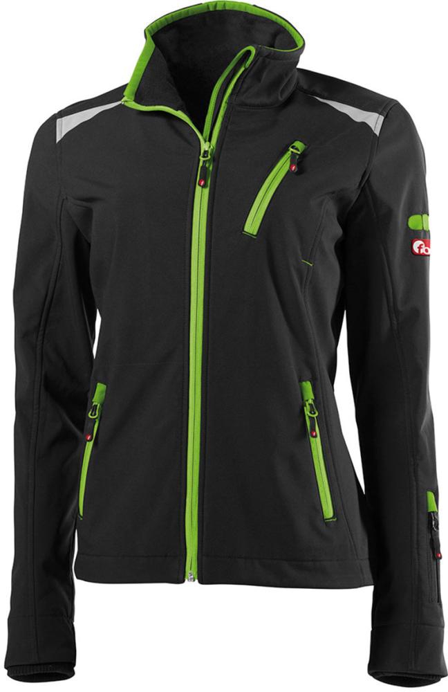 FORTIS Damenjacke 24 schwarz/limegreem, Gr. S