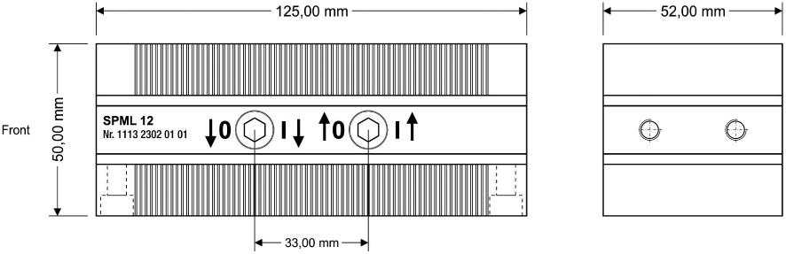 FLAIG Magnetspannblock Paar 125 x 50 x 52 mm