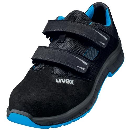 UVEX 2 trend Sicherheits-Sandale Gr. 52 W12 S1 ESD SR schwarz/blau 6936.9