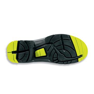 UVEX 1 Sicherheits-Halbschuh gelocht Gr. 51 W14 S1 ESD SR schwarz/gelb 8543.0