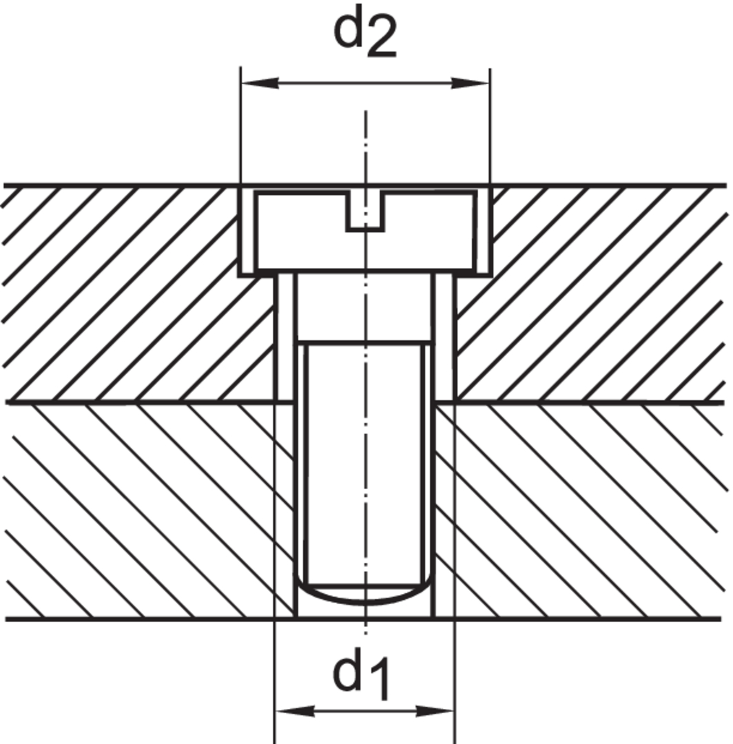 Kurzstufenbohrer HSSTiN M 3 DL 180G. Gühring