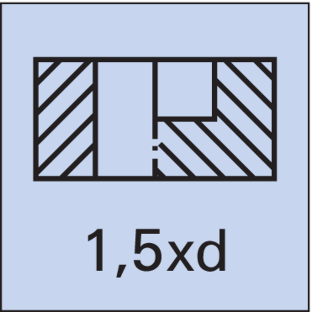 VHM-B.gew.-Fr.DTMCSP TiCNM 8 HA/IK.R 1,5xdGühring