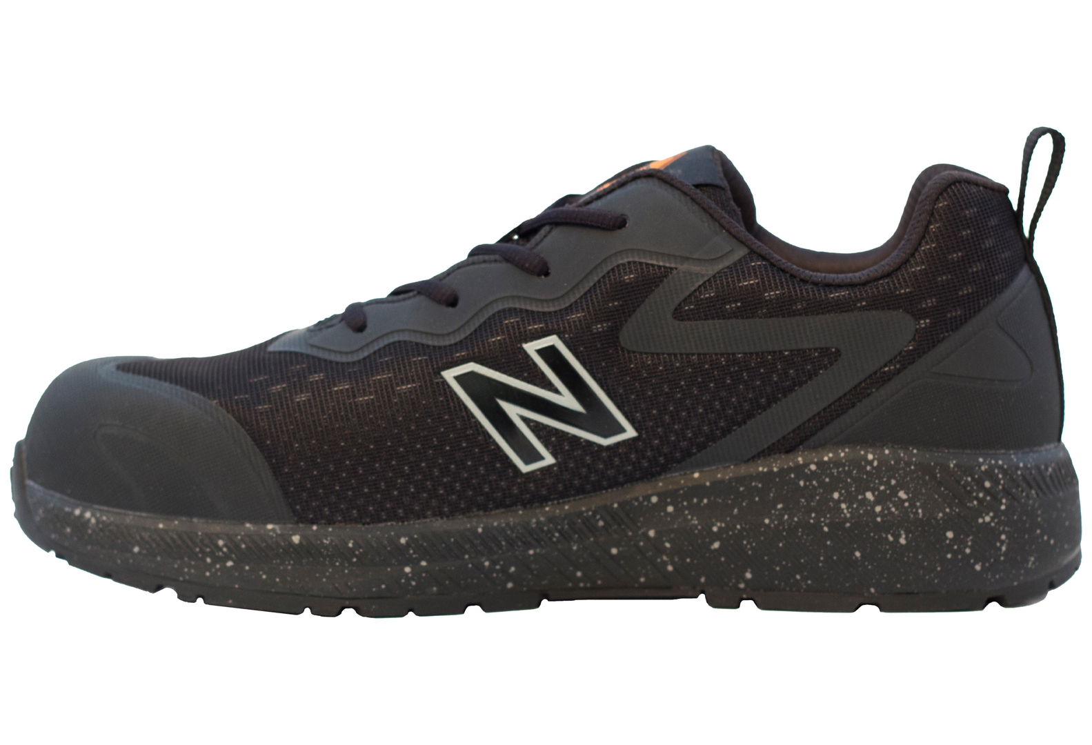 NEW BALANCE Sicherheitshalbschuh LOGIC S1P, schwarz/orange, Gr. 42, W2E