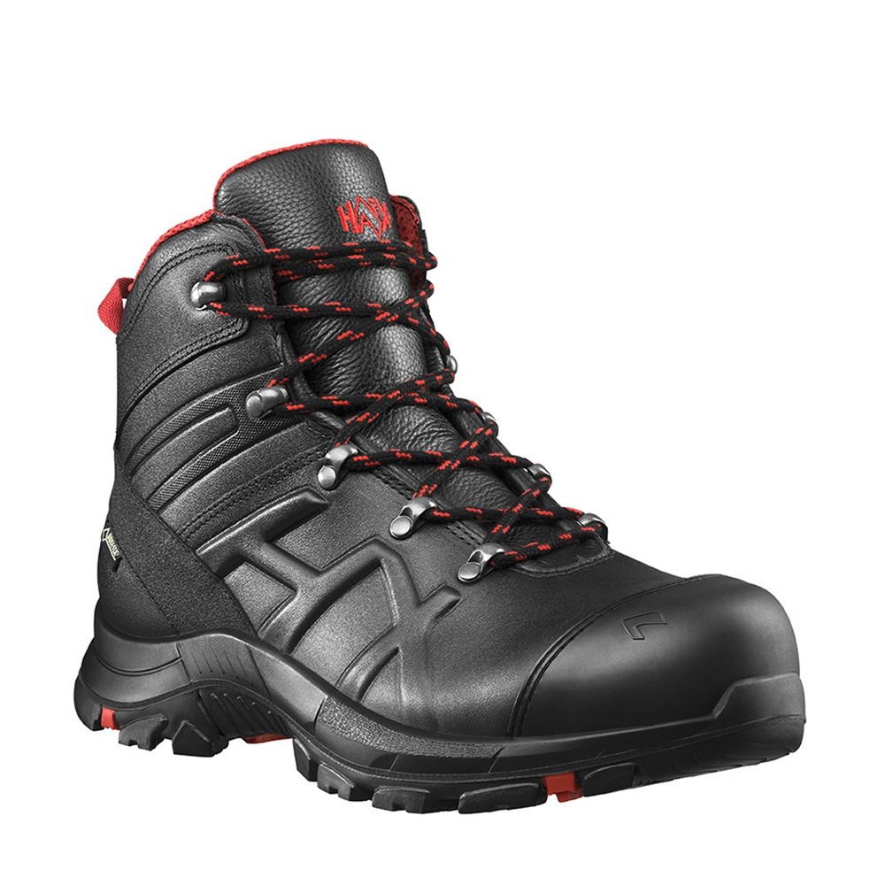 HAIX Sicherheitsstiefel Safety 54 mid ESD GTX black-red S3 Gr. 42 (Uk 8)