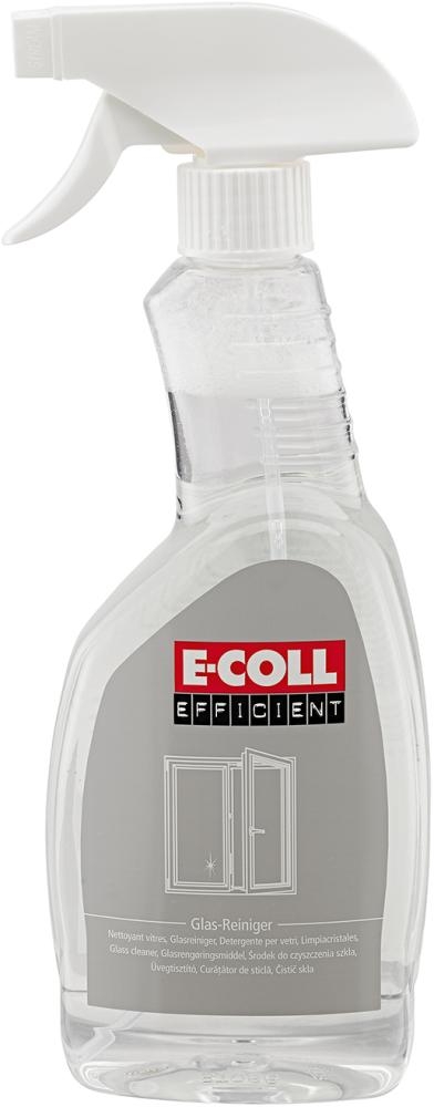 E-COLL Glasreiniger 500ml Sprühflasche, Efficient WE-EE