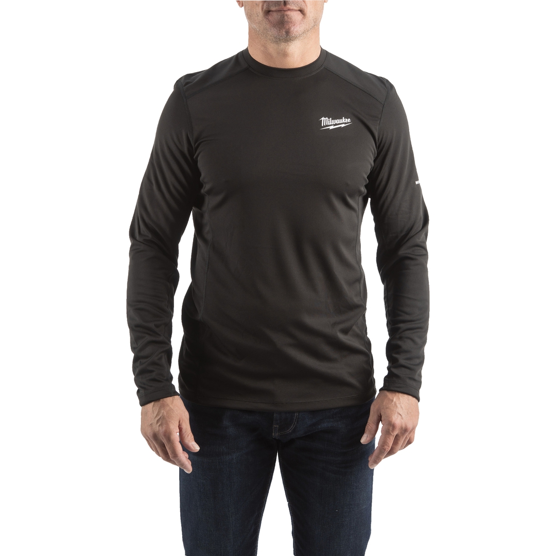 MILWAUKEE Funktions-Langarm-Shirt WWLSBL-S schwarz mit UV-Schutz