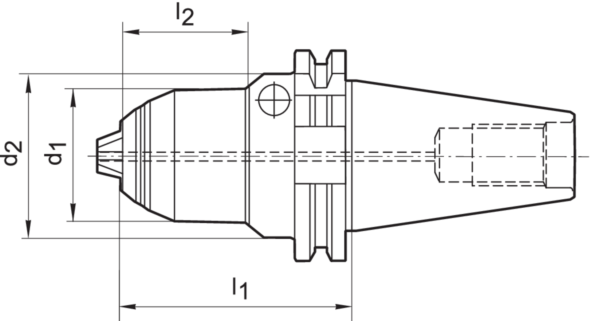 Kurzbohrf. AKL D69871 0,5-10mm SK40    Albrecht