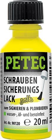 PETEC Schraubensicherungslack 20ml gelb