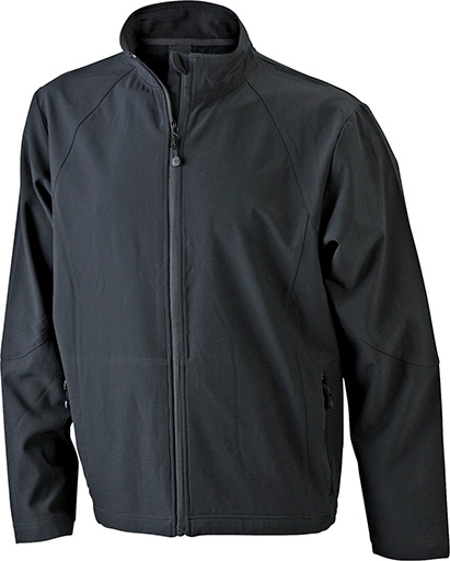 JN Mens Softshell Jacket JN1020 90%PES/10%EL, black, Größe XL