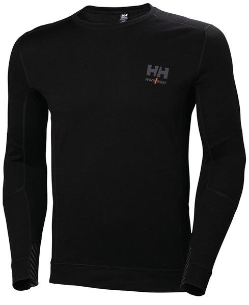 HELLY HANSEN LIFA Merino LS-Baselayer 75106 Gr. M, schwarz