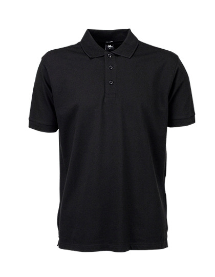 TEE JAYS Mens Stretch Deluxe Polo-Shirt 95%BW/5%Elastan  TJ1405 fb. black Gr. XL