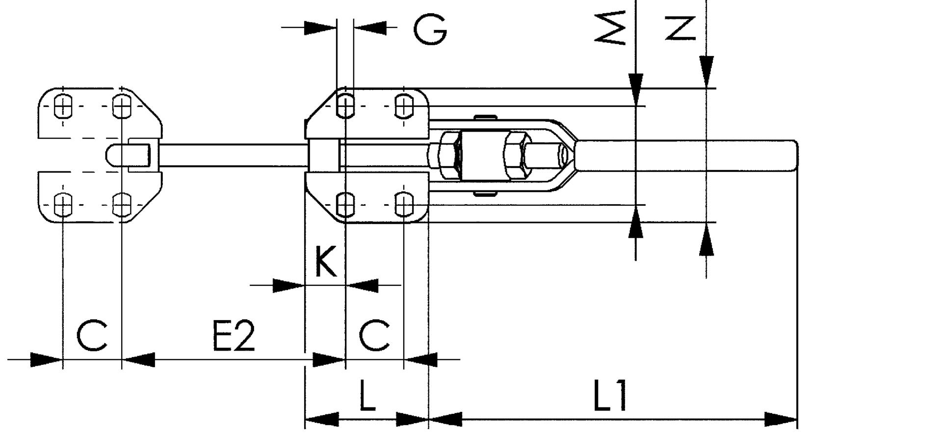 Verschlussspanner 6847 Gr. 3 AMF