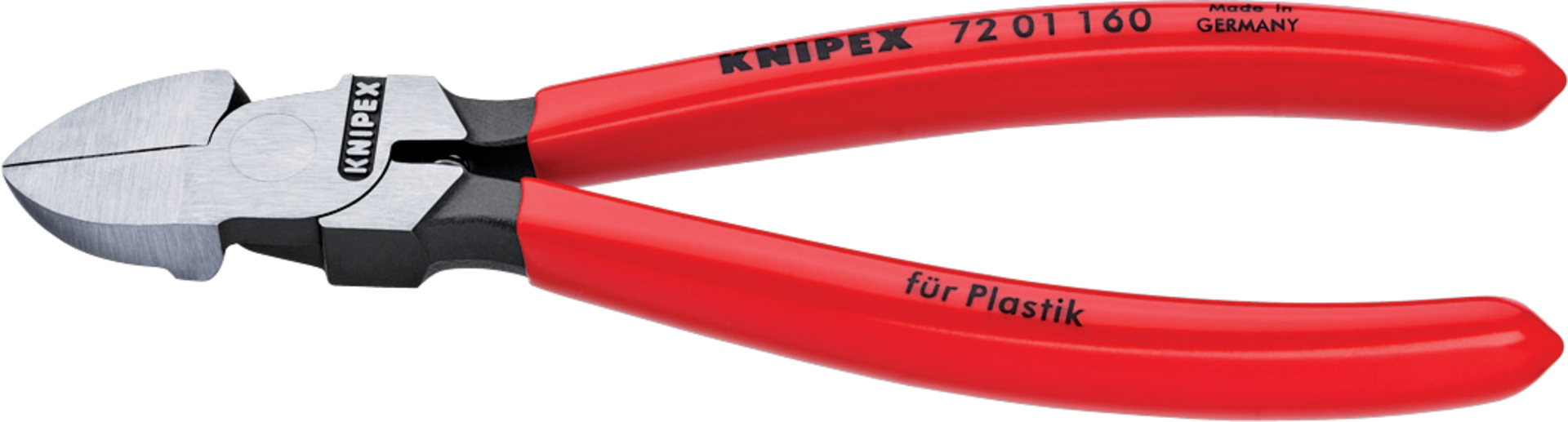 KNIPEX 72 01 180 Seitenschneider f. Kunststoff 180 mm