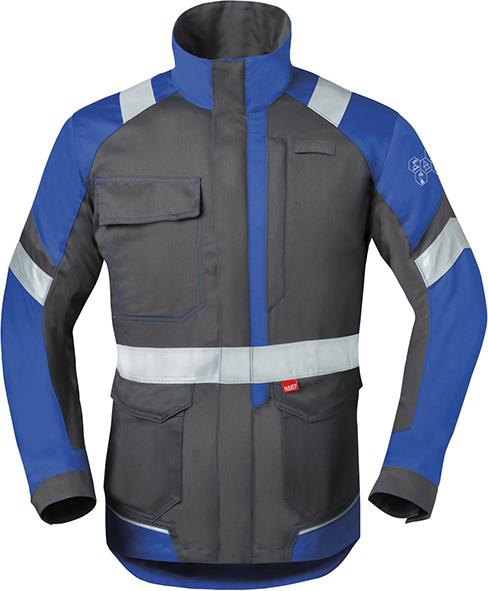 HAVEP Langjacke Safety Image+ 50285 kohlengrau/blau, Größe 48