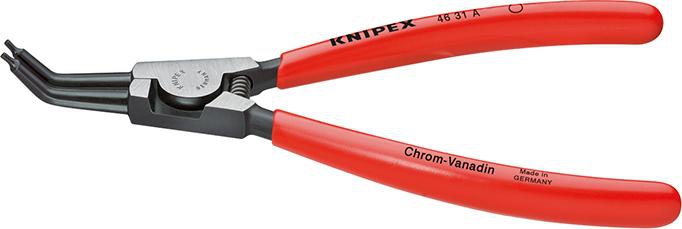 KNIPEX 46 31 A12 Sicherungsringzange f. Außenringe auf Wellen 45° atra. 130 mm