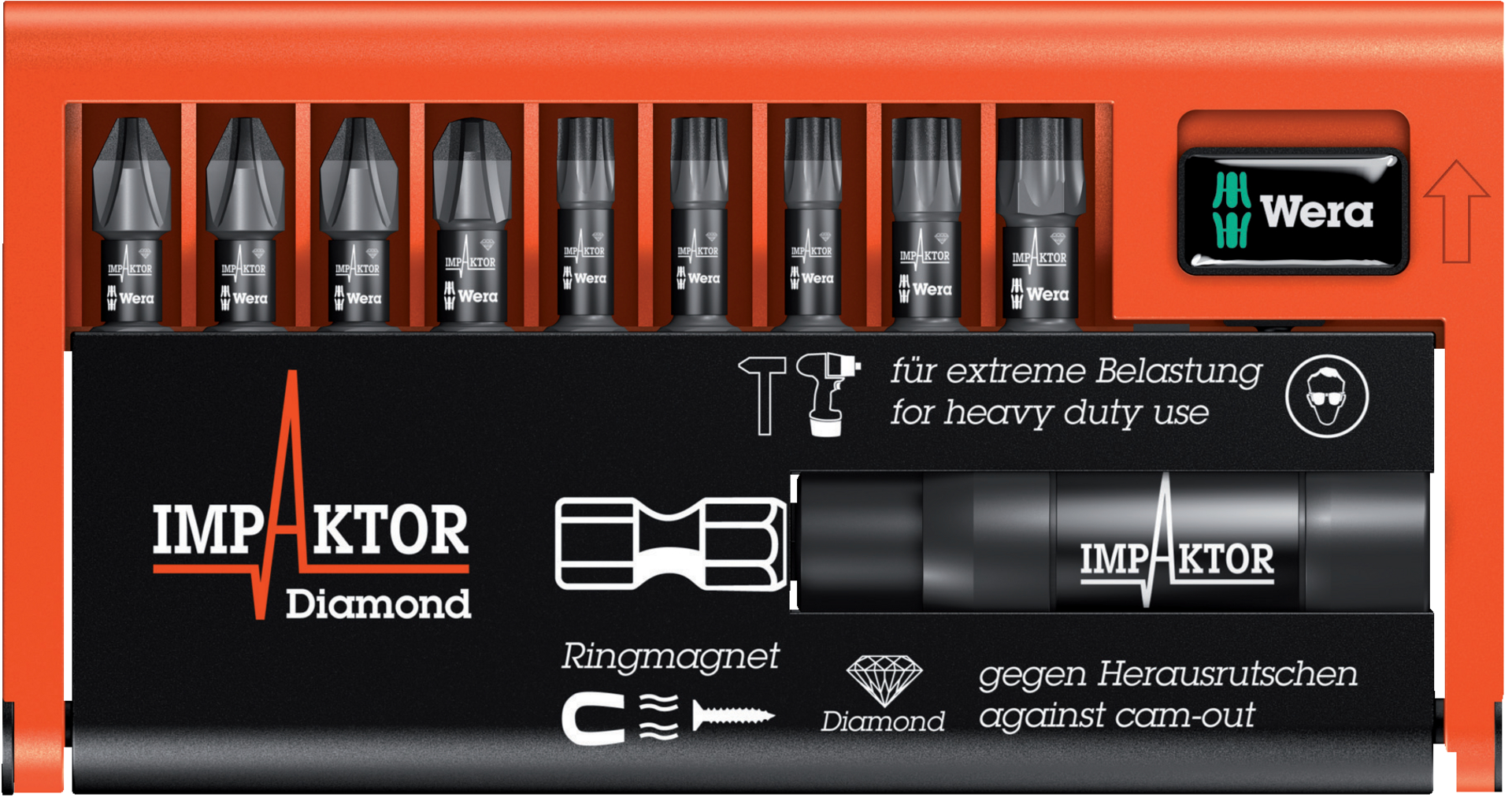 Bit-Sortiment Impaktor 30tlg. gemischt      Wera