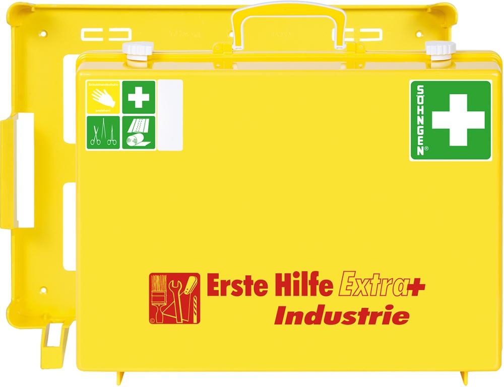 ERSTE-HILFE-KOFFER EXTRA+ INDUSTRIE, GELB