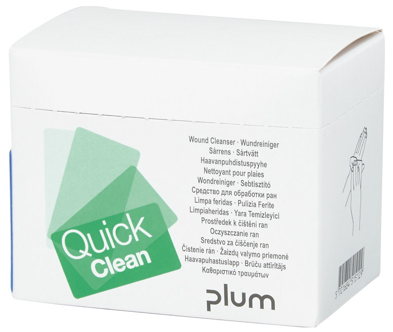 PLUM Wundreiniger QuickClean Box 20 Stück