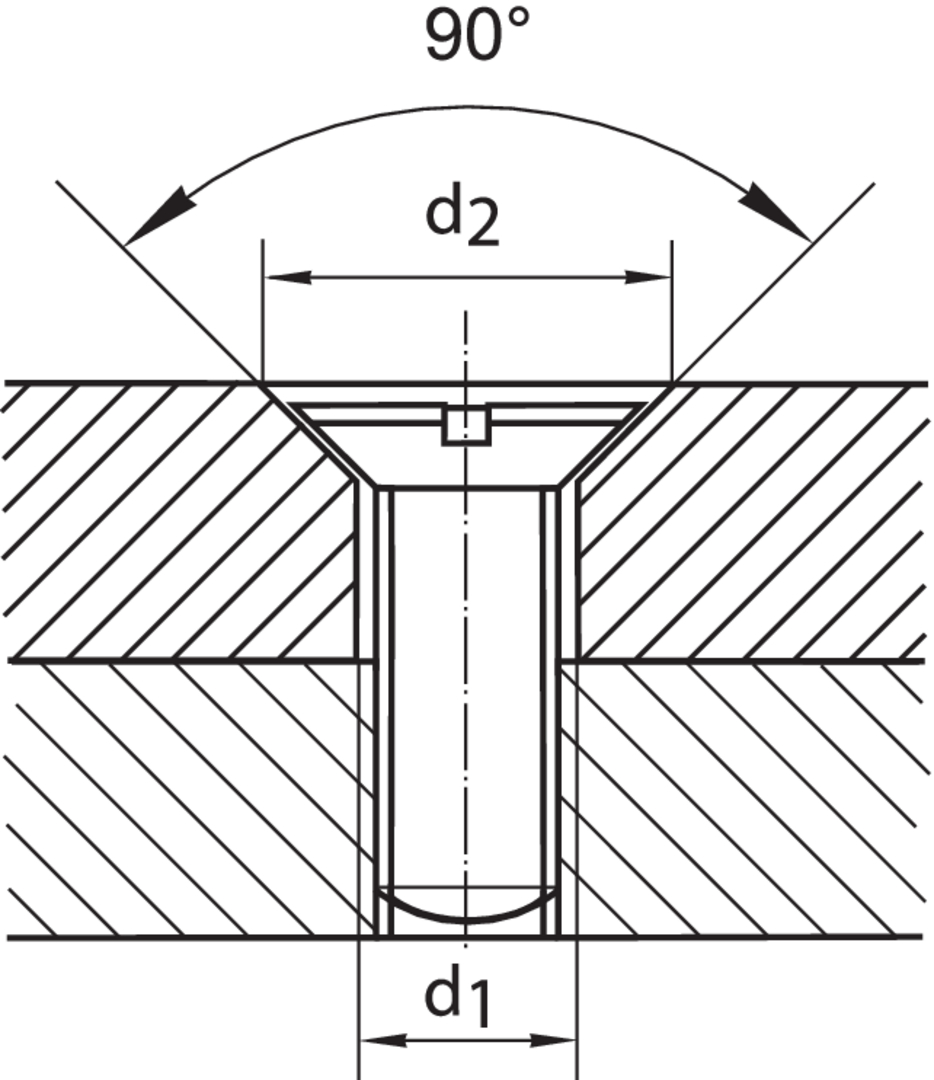 FORMAT Mehrphasenstufenbohrer DIN 8374 HSS 90 Grad M 10 90 Grad