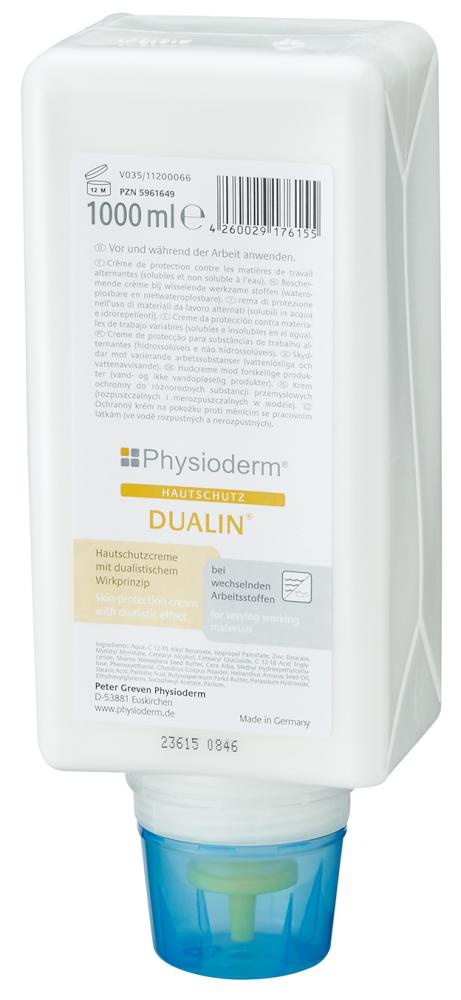 PHYSIODERM Hautschutzcreme Dualin 1.000 ml Varioflasche