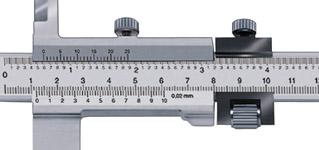 FORMAT Werkstattmessschieber o. Spitzen mit Feineinst.1/201500x200 mm