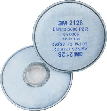 3M Partikel - Feinstaubfilter 2128, P2 mit Aktivkohle