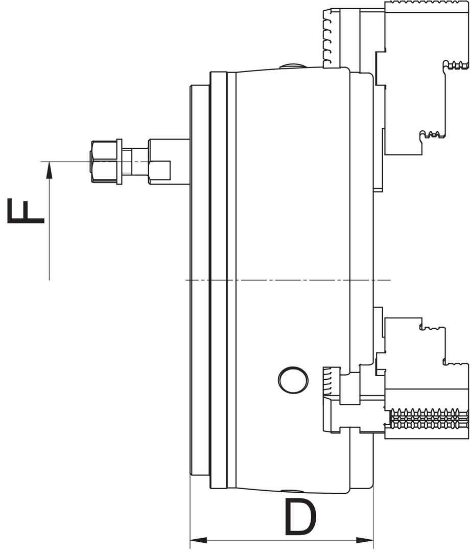 RÖHM Keilstangen-Dreibacken-Drehfutter DURO KK11 315mm