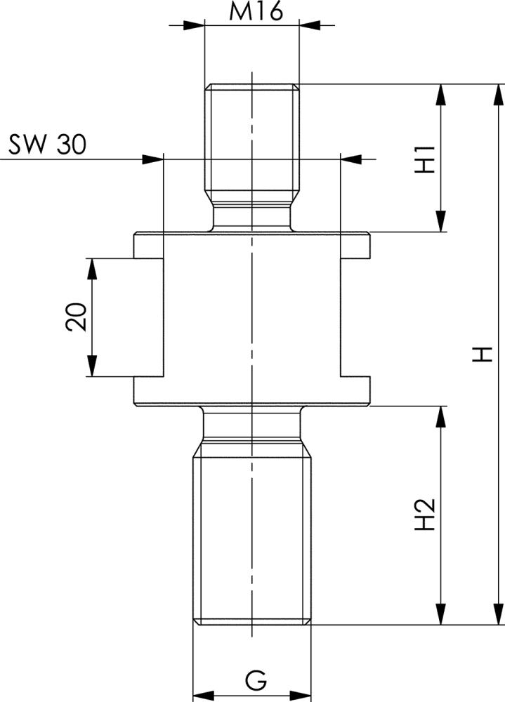 AMF Gewindeadapter 6425GA-M24