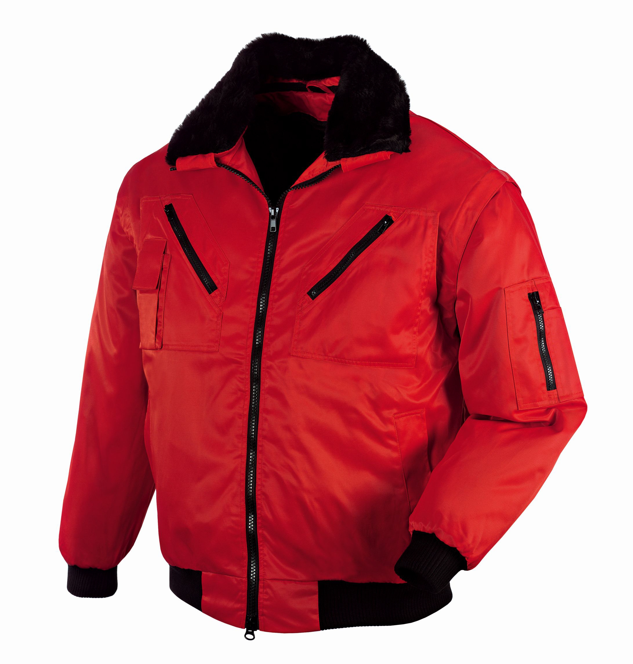 Pilotenjacke 4-in-1 Gr. S, rot