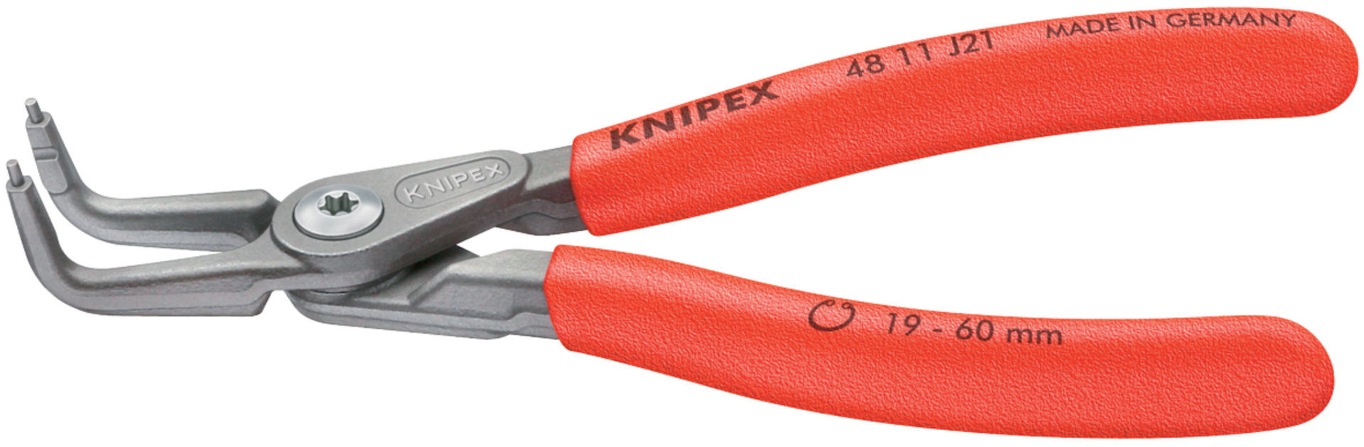 KNIPEX Präzision-Sicherungsringzange für Innenringe 590 mm, 44 20 J51