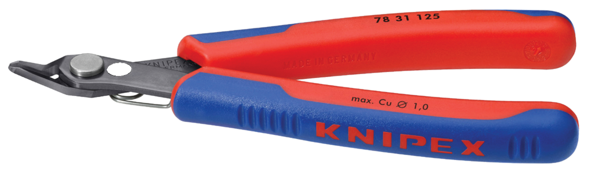 KNIPEX 78 71 125 Electronic Super Knips mit Mehrko.-Hülle brüniert 125 mm