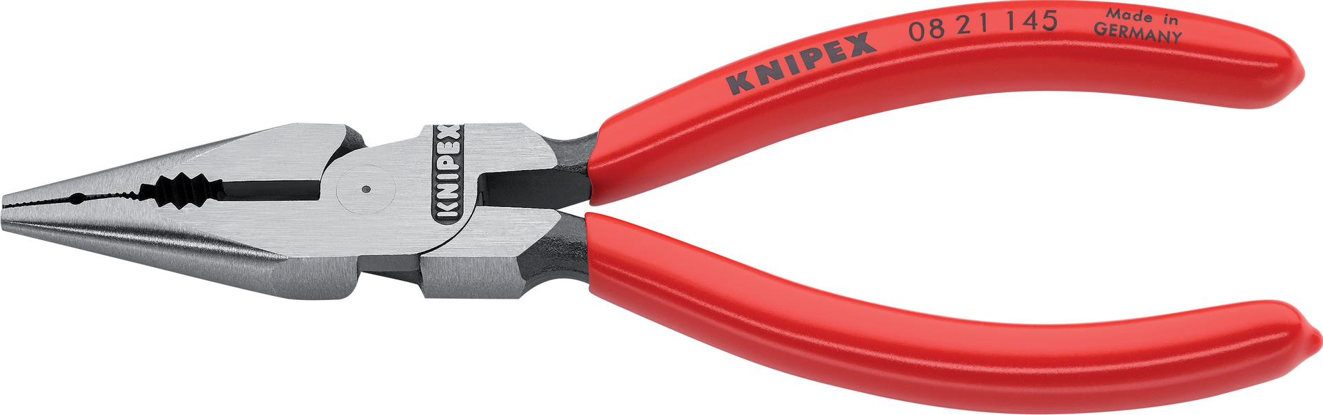 KNIPEX 08 21 145 Spitz-Kombizange schwarz atramentiert 145 mm