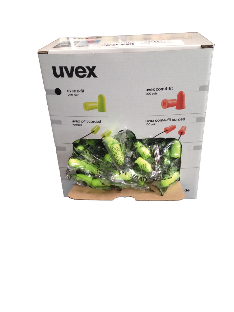 UVEX Gehörschutzstöpsel x-fit lime SNR37dB, 2112.001