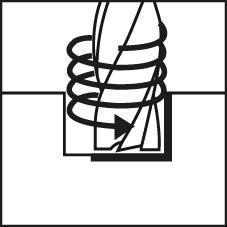 GÜHRING HSC-Kopierfräser-WN VHM Signum HA Z4 e.l., 3/0,5mm