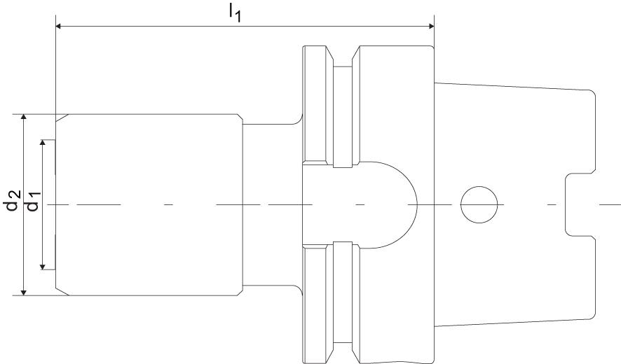 FORMAT EX Gewindeschneid-Schnellwechself M6-20HSK100A