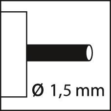 FORMAT digitaler Taschenmessschieber 300 mm mit Datenausgang ohne Tiefenmaß