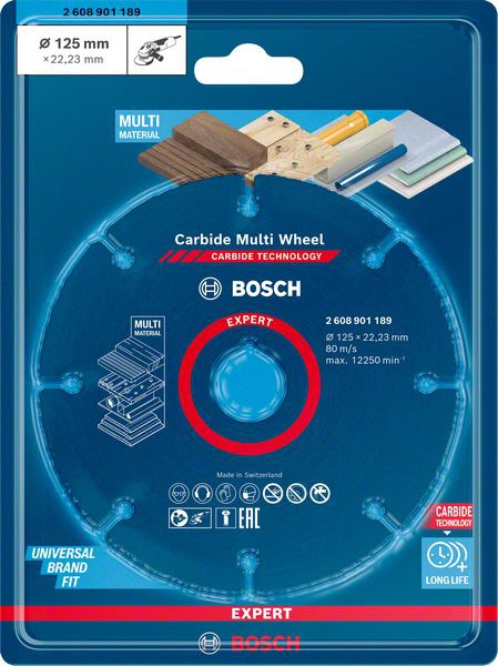 BOSCH Multiwheel Trennscheibe EXPERT Carbide 125x22,23 mm