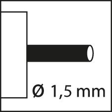 FORMAT digitaler Taschenmessschieber 300 mm mit Datenausgang ohne Tiefenmaß