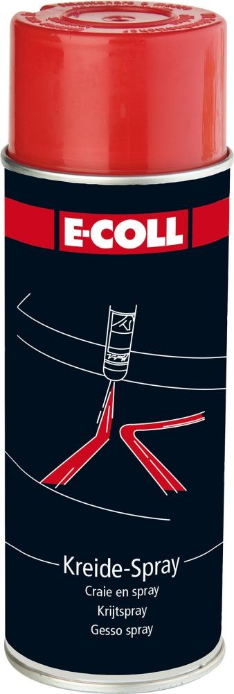 E-COLL Kreidespray 400ml rot