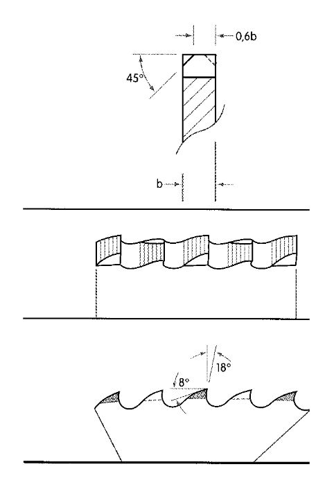 FORMAT Segmentkreissägeblätter 360 x 3,6 x 40 - 128Z